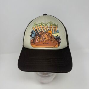 National Park Foundation Joshua Tree Trucker Hat Brown Mesh Snapback H3 Headwear